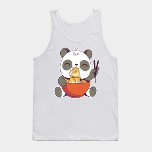 CUTE RAMEN PANDA Tank Top